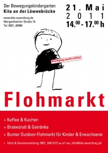Plakat Flohmarkt